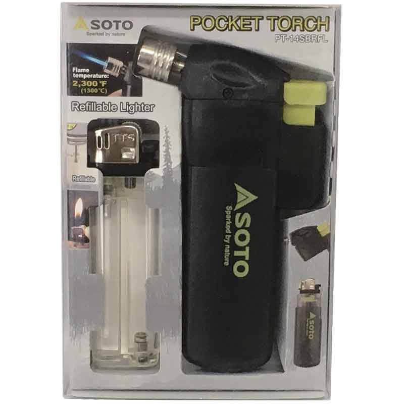 SOTO Pocket Torch w/Refillable Lighter 